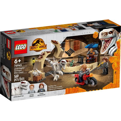 LEGO JURASSIC WORLD La poursuite en moto de l’Atrociraptor 2022